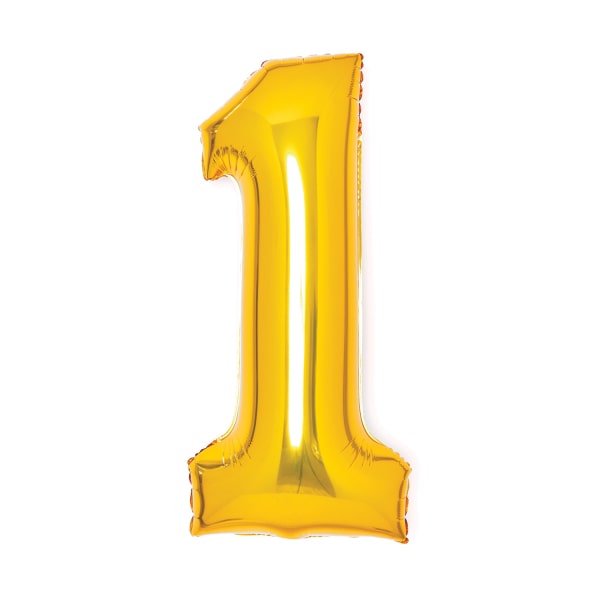 Φοιλ Σχήμα Χρυσό 26 Νούμερο 1 / 66εκ ύψος