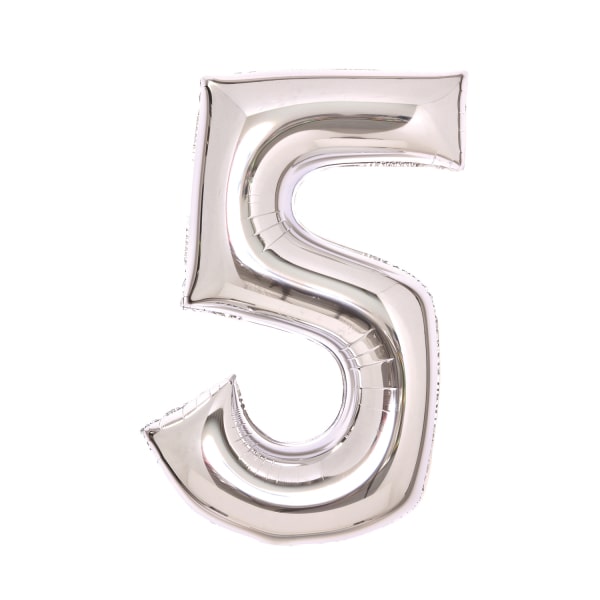Φοιλ Σχήμα Ασημί  26 Νούμερο 5 / 66εκ ύψος