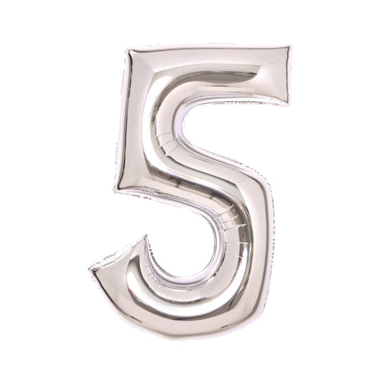 Φοιλ Σχήμα Ασημί  26 Νούμερο 5 / 66εκ ύψος