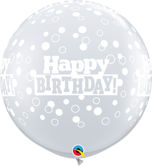 3Π Birthday Confetti Dots-A-Round Διάφανο /2 τεμ