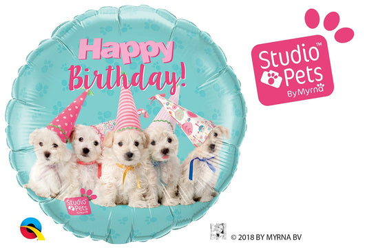 Μπαλόνι Φοιλ 18 Birthday Puppies
