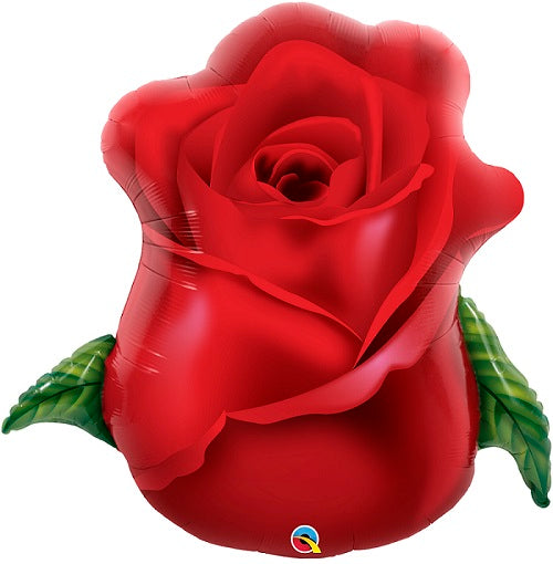 Μπαλόνι Φοιλ 33 Σχήμα Τριαντάφυλλο Red Rose Bud / 84 εκ