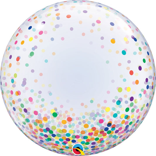 Deco Bubble 24 Colourful Confetti Dots