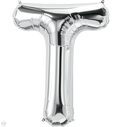 Μπαλόνι Φοιλ Μίνι Γράμμα T Ασημί 41εκ