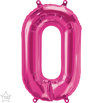 Μπαλόνι Φοιλ Μινι Νούμερο 0 Magenta 16/ 41εκ.