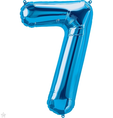 Μπαλόνι Φοιλ 34 Μπλε Νούμερο 7 / 86 εκ
