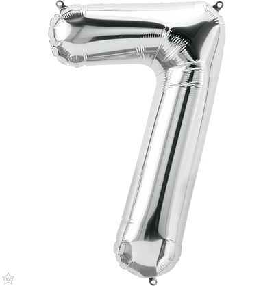 Φοιλ Super Shape Νούμερο 7 Ασημί / 86εκ Ύψος