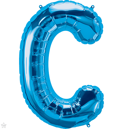 Μπαλόνι Φοιλ Γράμμα  C  Μπλε 34/ 86εκ