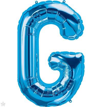Μπαλόνι Φοιλ Γράμμα  G  Μπλε 34/ 86εκ