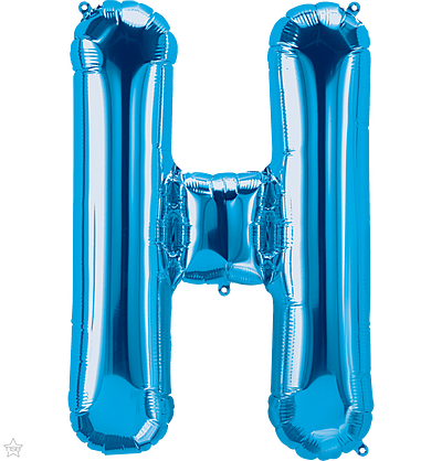 Μπαλόνι Φοιλ Γράμμα  H  Μπλε 34/ 86εκ