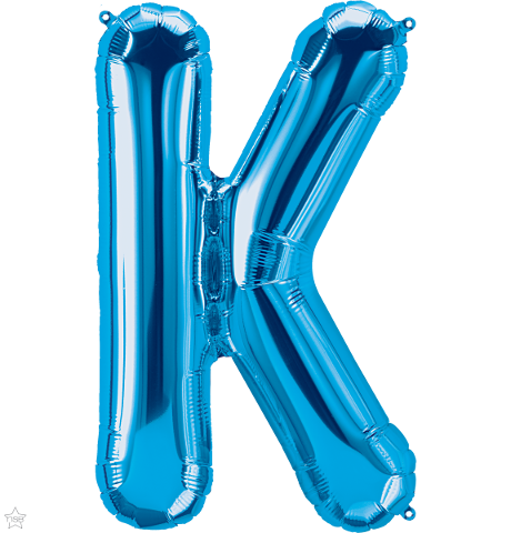 Μπαλόνι Φοιλ Γράμμα  K  Μπλε 34/ 86εκ