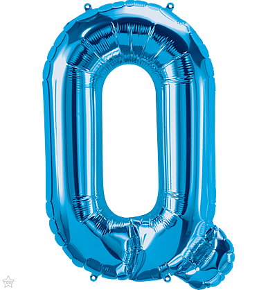 Μπαλόνι Φοιλ Γράμμα  Q  Μπλε 34/ 86εκ