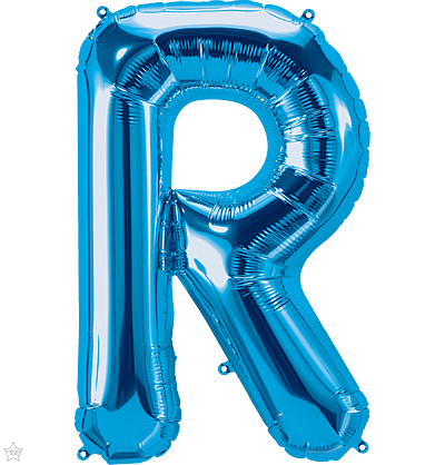 Μπαλόνι Φοιλ Γράμμα  R  Μπλε 34/ 86εκ