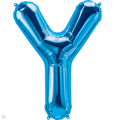 Μπαλόνι Φοιλ Γράμμα  Y  Μπλε 34/ 86εκ