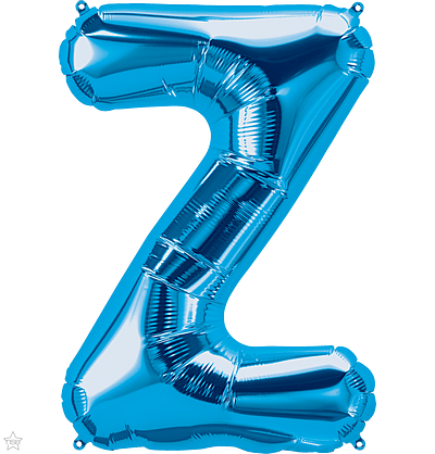 Μπαλόνι Φοιλ Γράμμα  Z  Μπλε 34/ 86εκ
