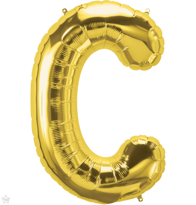 Μπαλόνι Φοιλ Γράμμα  C  Χρυσό 34/ 86εκ
