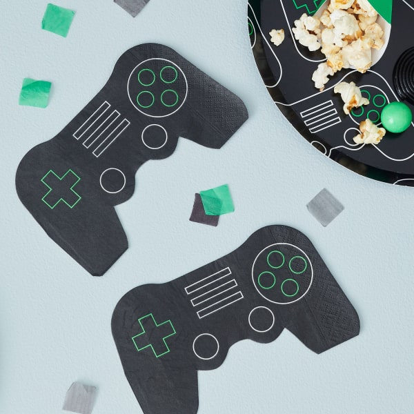 Χαρτοπετσέτες σε Σχήμα Χειριστήριο Controller  Game/ 16 pcs