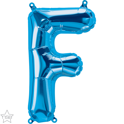 Μπαλόνι Φοιλ Μίνι Γράμμα F Μπλε