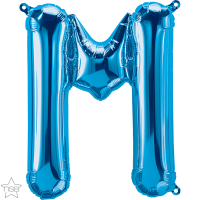 Μπαλόνι Φοιλ Μίνι Γράμμα M Μπλε