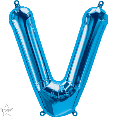 Μπαλόνι Φοιλ Μίνι Γράμμα V Μπλε