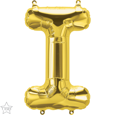 Μπαλόνι Φοιλ Μίνι Γράμμα I Χρυσό