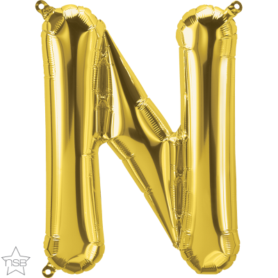 Μπαλόνι Φοιλ Μίνι Γράμμα N Χρυσό