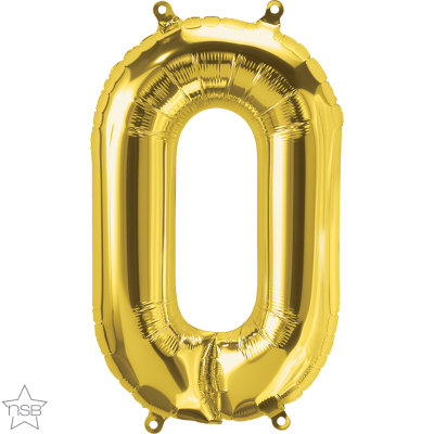 Μπαλόνι Φοιλ Γράμμα  O  Χρυσό 34/ 86εκ
