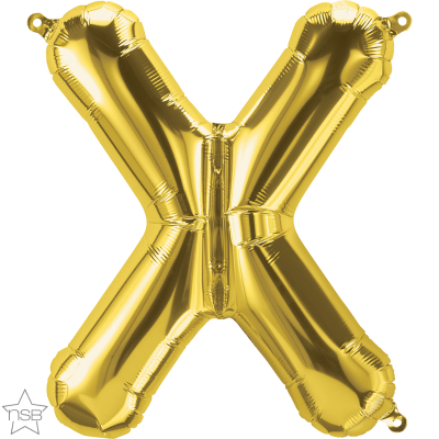Μπαλόνι Φοιλ Μίνι Γράμμα X Χρυσό