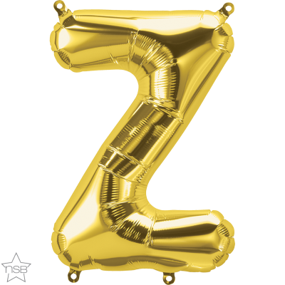 Μπαλόνι Φοιλ Μίνι Γράμμα Z Χρυσό