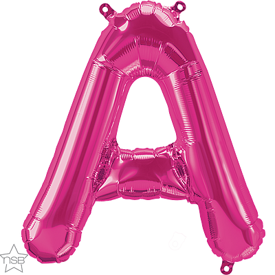 Μπαλόνι Φοιλ Μίνι Γράμμα A Φούξια 41εκ