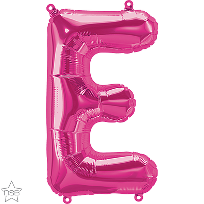 Μπαλόνι Φοιλ Μίνι Γράμμα E Φούξια 41εκ