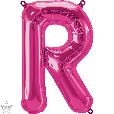 Μπαλόνι Φοιλ Μίνι Γράμμα R Φούξια 41εκ