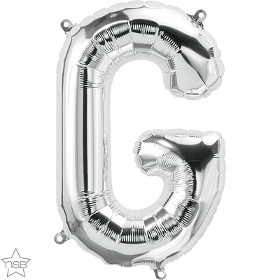 Μπαλόνι Φοιλ Μίνι Γράμμα G Ασημί 41εκ