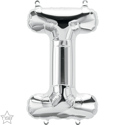 Μπαλόνι Φοιλ Μίνι Γράμμα I Ασημί 41εκ