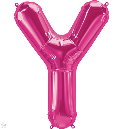Μπαλόνι Φοιλ Γράμμα  Y Φούξια 34/ 86εκ