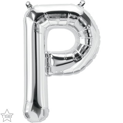 Μπαλόνι Φοιλ Μίνι Γράμμα P Ασημί 41εκ