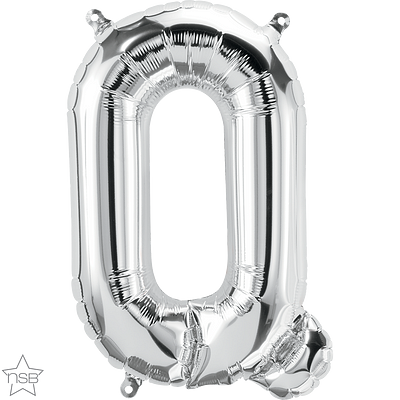 Μπαλόνι Φοιλ Μίνι Γράμμα Q Ασημί 41εκ