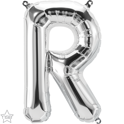 Μπαλόνι Φοιλ Μίνι Γράμμα R Ασημί 41εκ