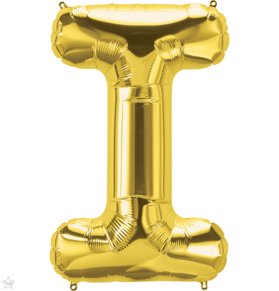 Μπαλόνι Φοιλ Γράμμα  I  Χρυσό 34/ 86εκ