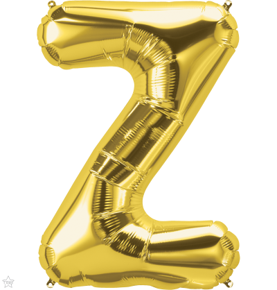 Μπαλόνι Φοιλ Γράμμα  Z  Χρυσό 34/ 86εκ