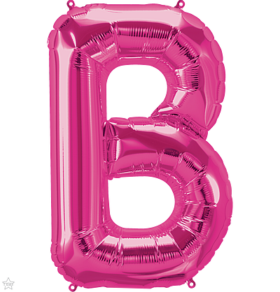 Μπαλόνι Φοιλ Μίνι Γράμμα B Φούξια 41εκ