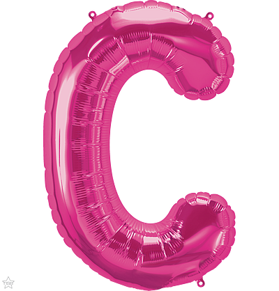 Μπαλόνι Φοιλ Γράμμα  C Φούξια 34/ 86εκ