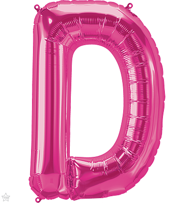 Μπαλόνι Φοιλ Μίνι Γράμμα D Φούξια 41εκ