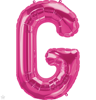 Μπαλόνι Φοιλ Μίνι Γράμμα G Φούξια 41εκ
