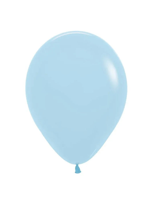 Μπαλόνια λατεξ 9 Σιελ  / 100 τεμ - Pastel Matte Blue
