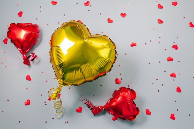 5" Μικρό μπαλονάκι Κόκκινη Καρδιά (με βαλβίδα)