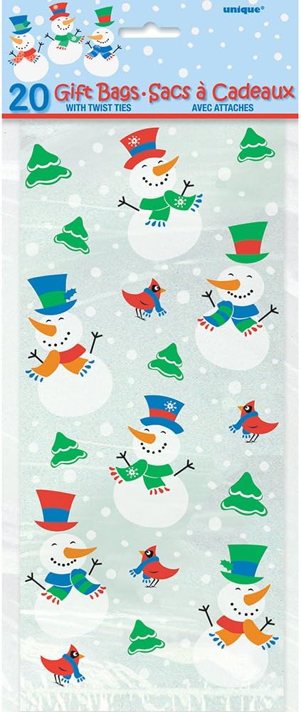 Σακκούλες Ζελατίνας Χιονάνθρωπος/ 20 τεμ.