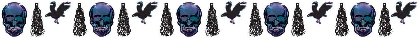 Γιρλάντα με φούντες Νεκροκεφαλή Boneshine Fever / 3 μ