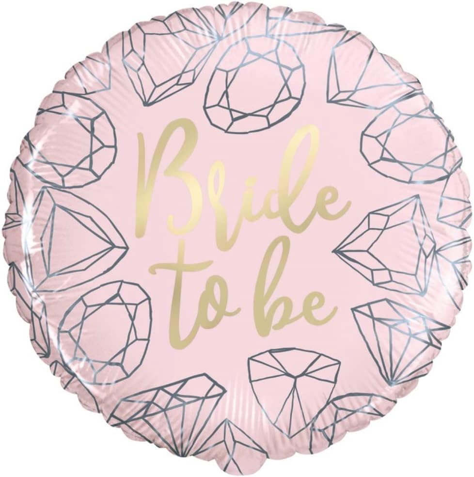 Μπαλόνι Φοιλ  18 Bride to Be Pink Diamond Trendy Theme / 46 εκ