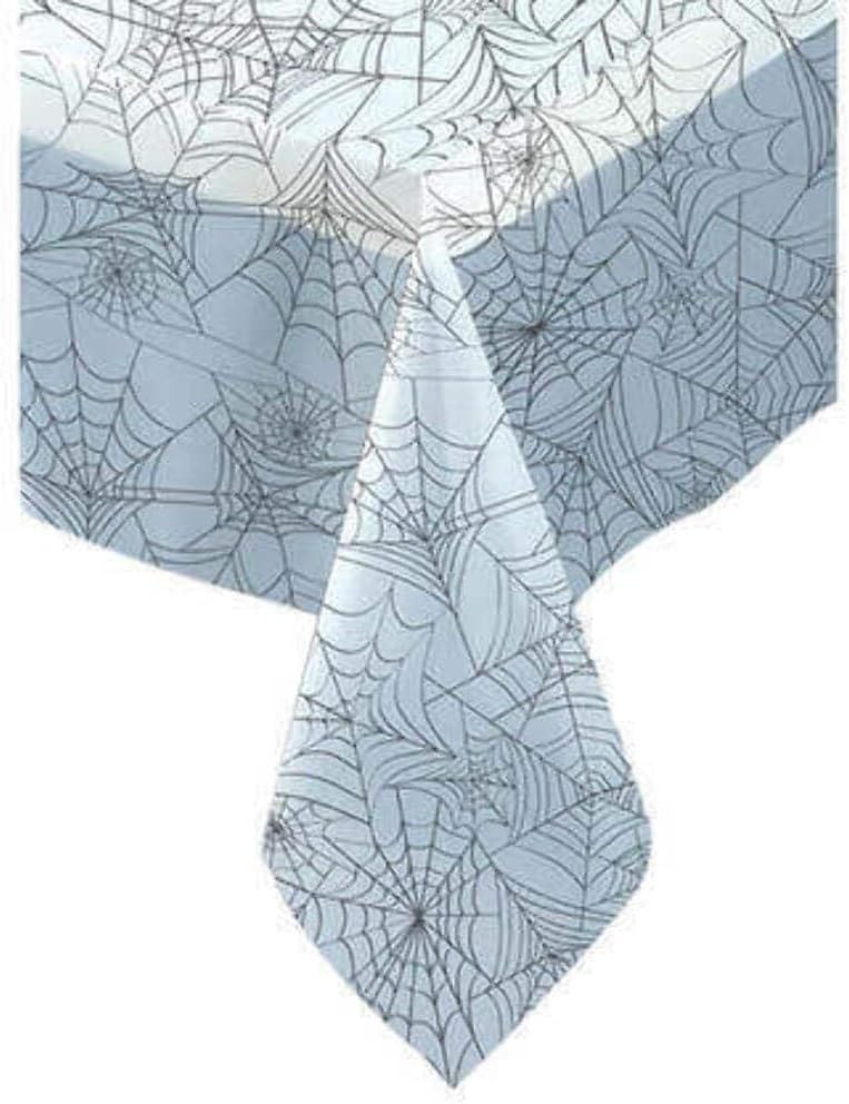 Τραπεζομάντηλο Πλαστικό Ιστός αράχνης Διάφανο / 137 x 274 εκ